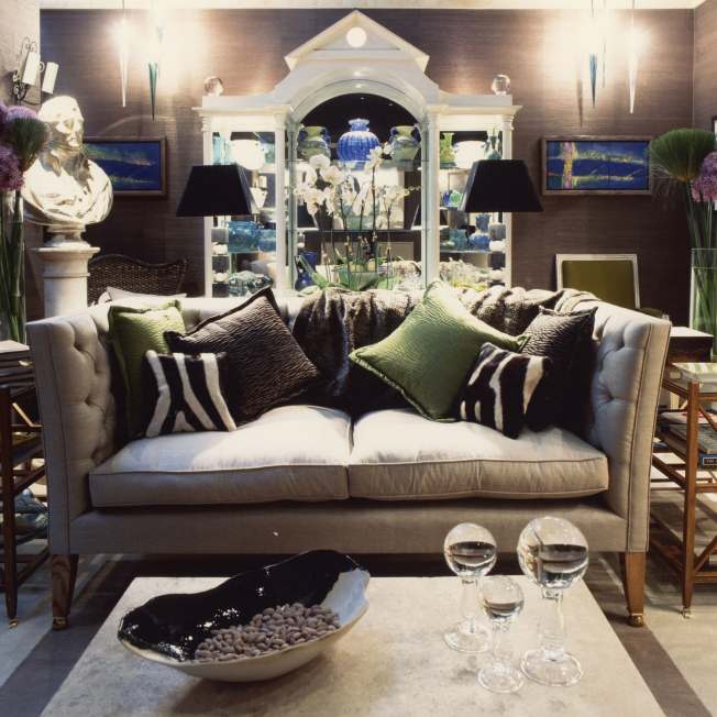 Luxury sitting room designed by Meltons